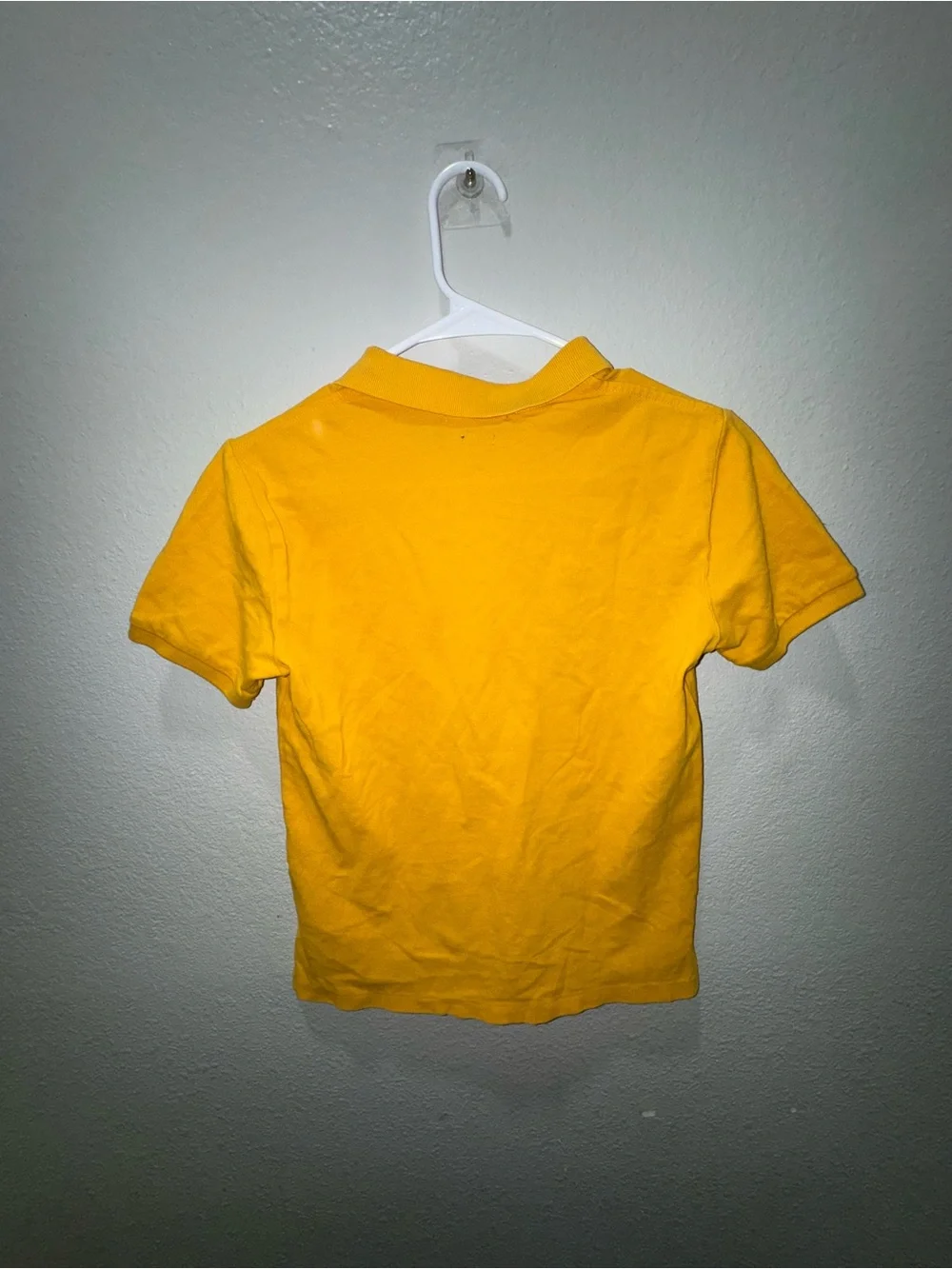 Ralph Lauren Boys' Bright Yellow Polo Shirt with Navy Pony - read description